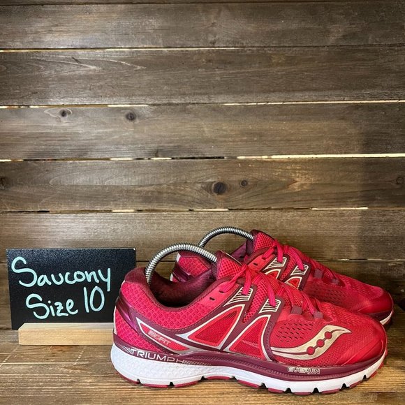 Womens Saucony ISO Fit Triumph Pink‎ Running Athletic Sneakers Shoes Size 10 M - Picture 1 of 6